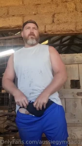 Throwback to a summer day on the farm showing off and almost getting