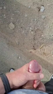 The desert made me so hot i had to pull over and stroke