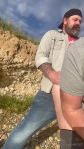 Happy hump day boys went on a nature walk with my bf bennygunn he sure