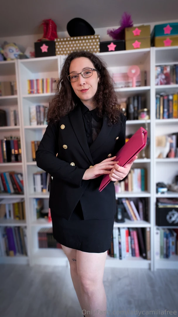 Pov your assistant is hoping for a raise and she is ready to undress 