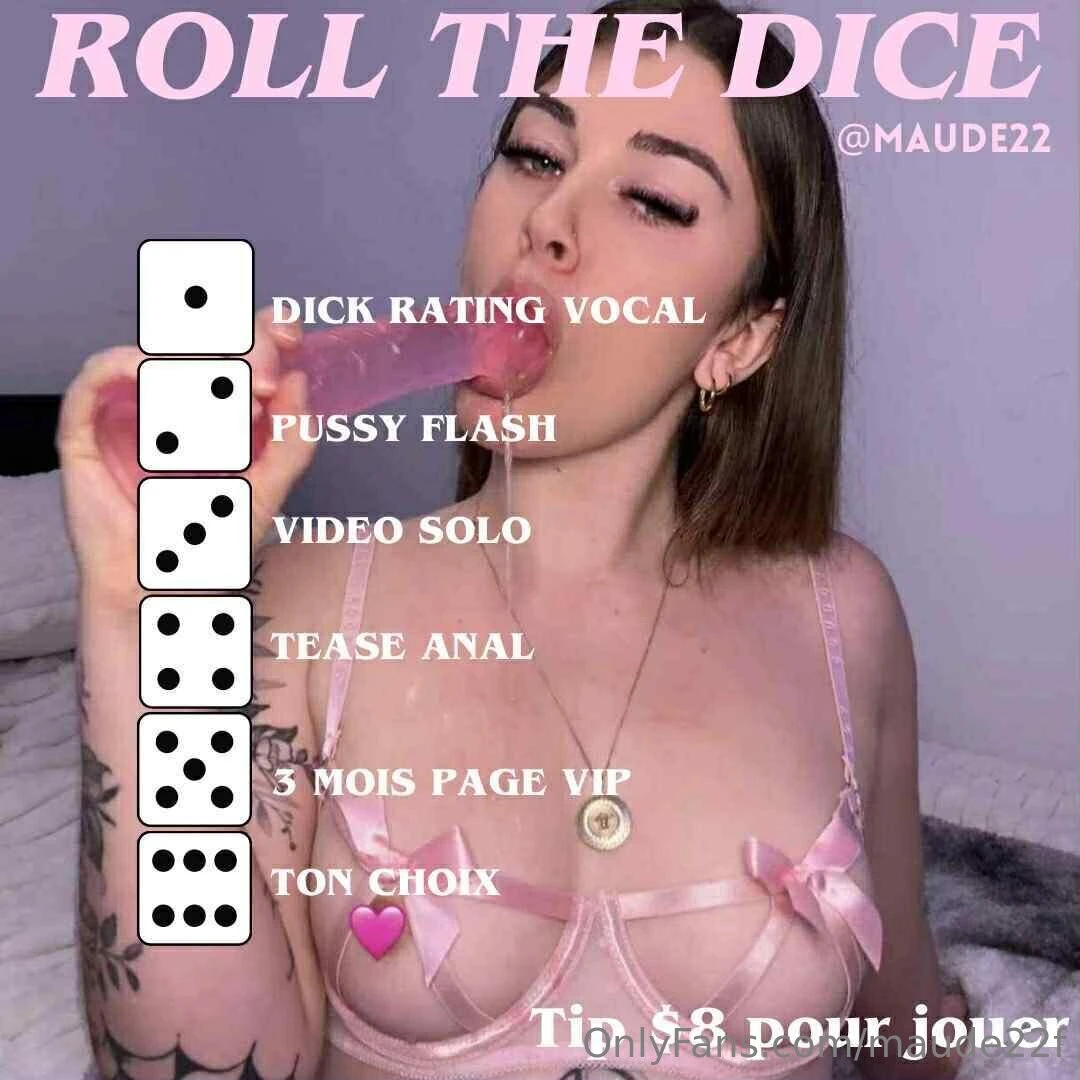 On joue un jeux 8 et je lance le d pour toi tente ta chance preuve vid 