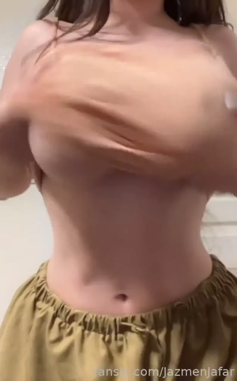 Do you like when my hard nipples poke through my tank top fyp persian 