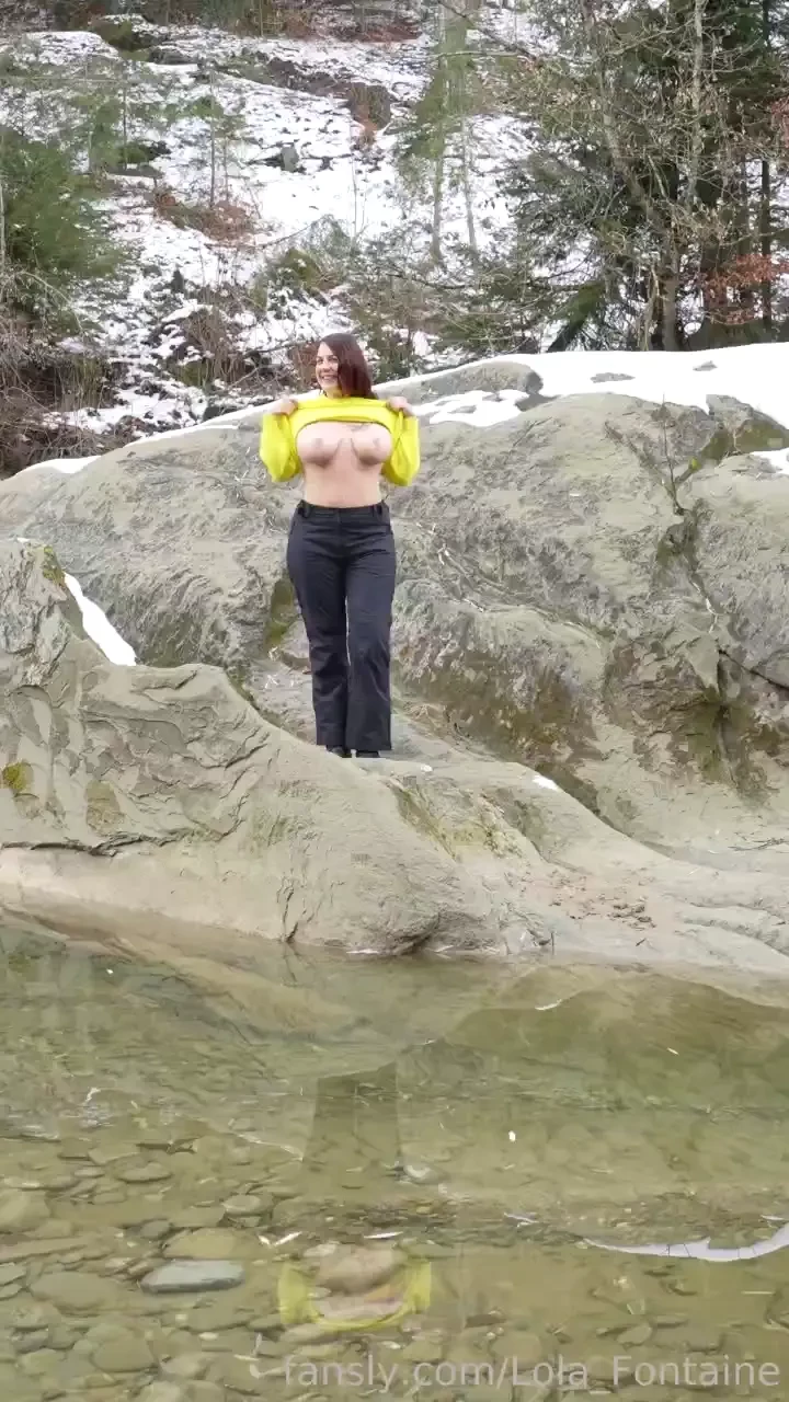 Letting them get some air during my hike through the woods 