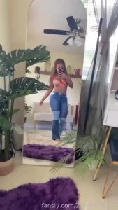 Fyp ebony jeans sexy bigboobs lingerie locs blackgirls petite exotic