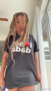 Fyp ebony transition cute bigboobs lingerie locs blackgirls curvy