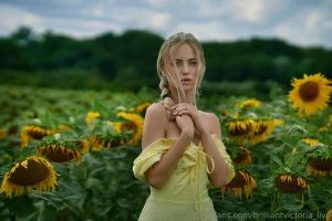 I walked into the sunflower field and part 2