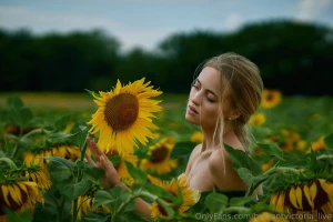 I walked into the sunflower field and part 3