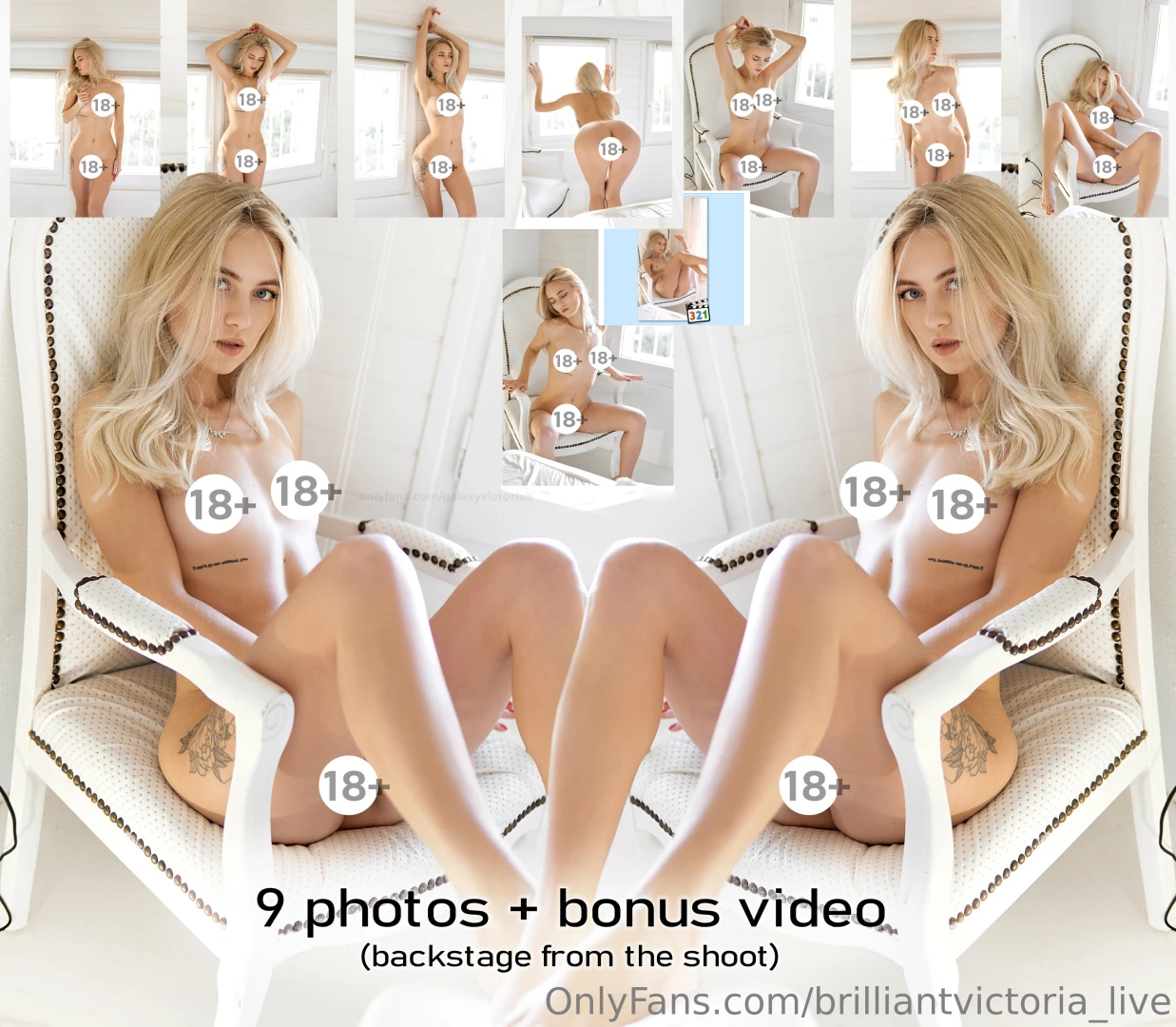 I know you want my hot 9 photos bonus video backstage from the shoot 1 