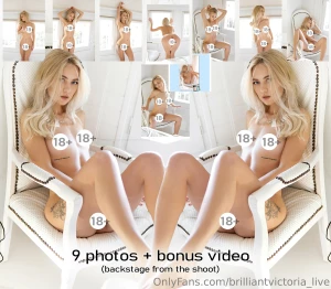 I know you want my hot 9 photos bonus video backstage from the shoot 1