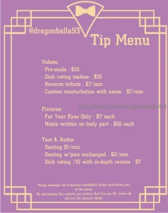 New menu that suits my schedule and availability better sorry i ve