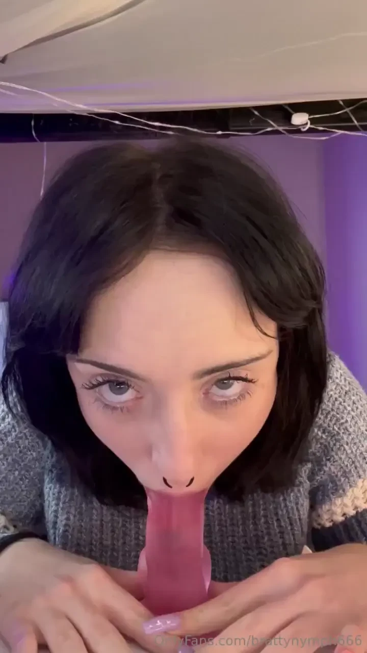 Throat training leaves me crying bubbly and messy 