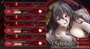 Schedule for the week sussy sundays are back twitch https www twitch