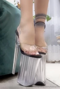 New video 9 inch clear heels inbox part 1