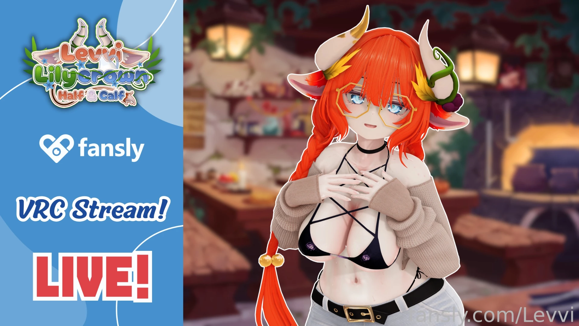 The fembull is live and ready for fun come on by and say hi ----- vr 