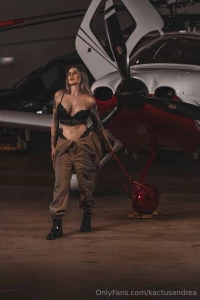 This hot pilot is ready to taken off jump on board unbuckle up and part 23