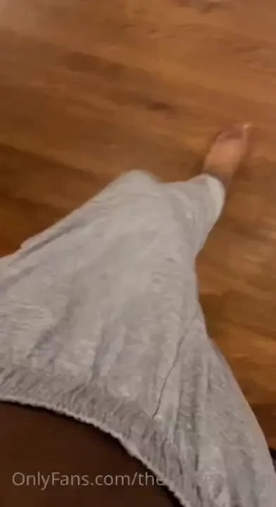 She said put the grey sweats on 