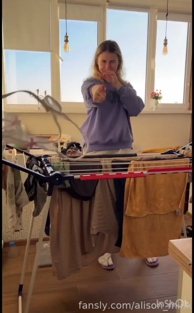 Dancing through laundry day like who says chores can t be fun join me 