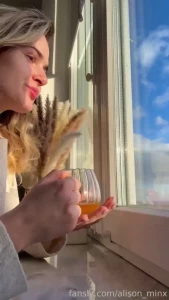 Good morning my morning starts with delicious tea and rays of sunshine