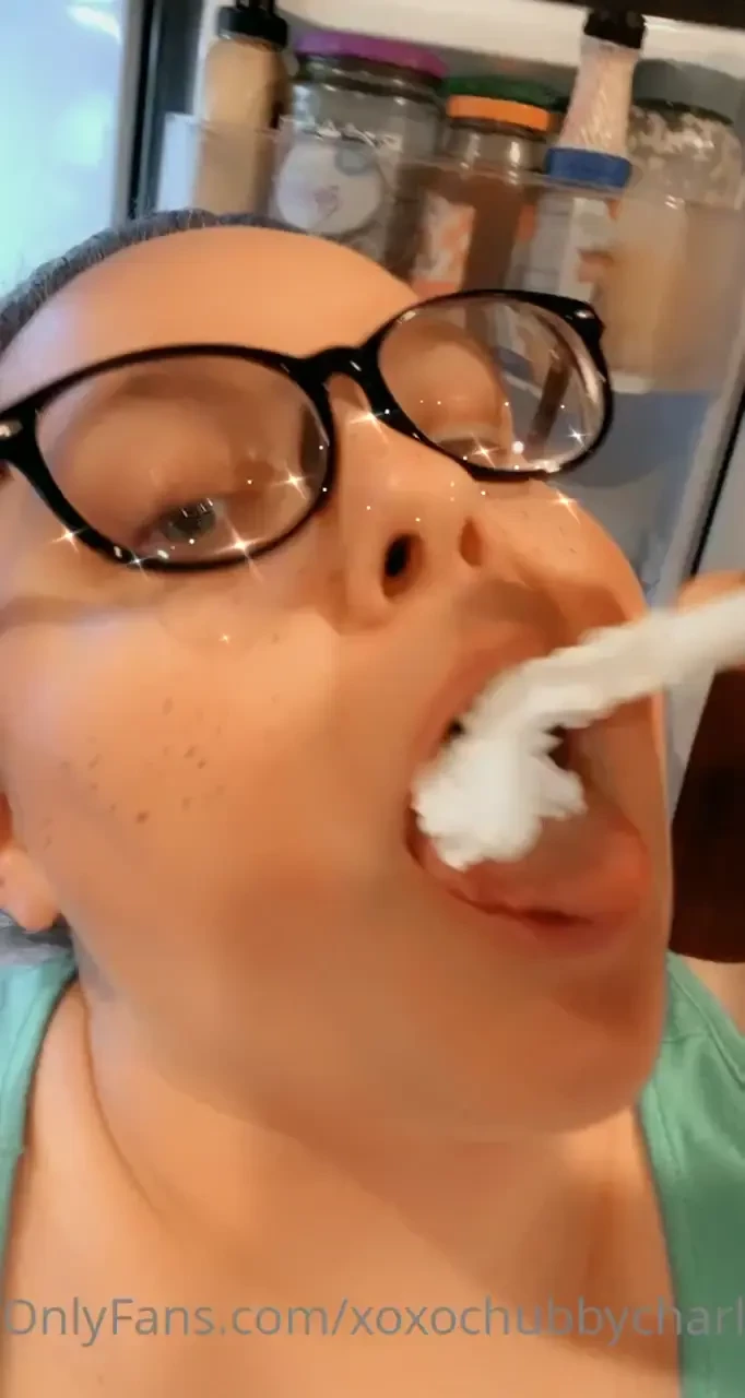 A little whipped cream before dinner 