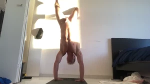 Naked yoga part 25