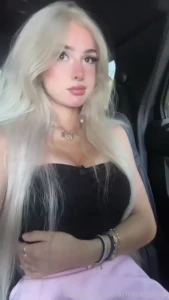 Having some car fun d blonde egirl hotgirl fansonly sexy beautiful