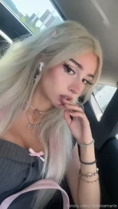 Driving into ur dms hehe blonde egirl hotgirl fansonly sexy beautiful