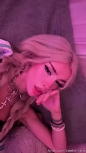 Anyone need a goth gf in their life blonde egirl hotgirl fansonly sexy