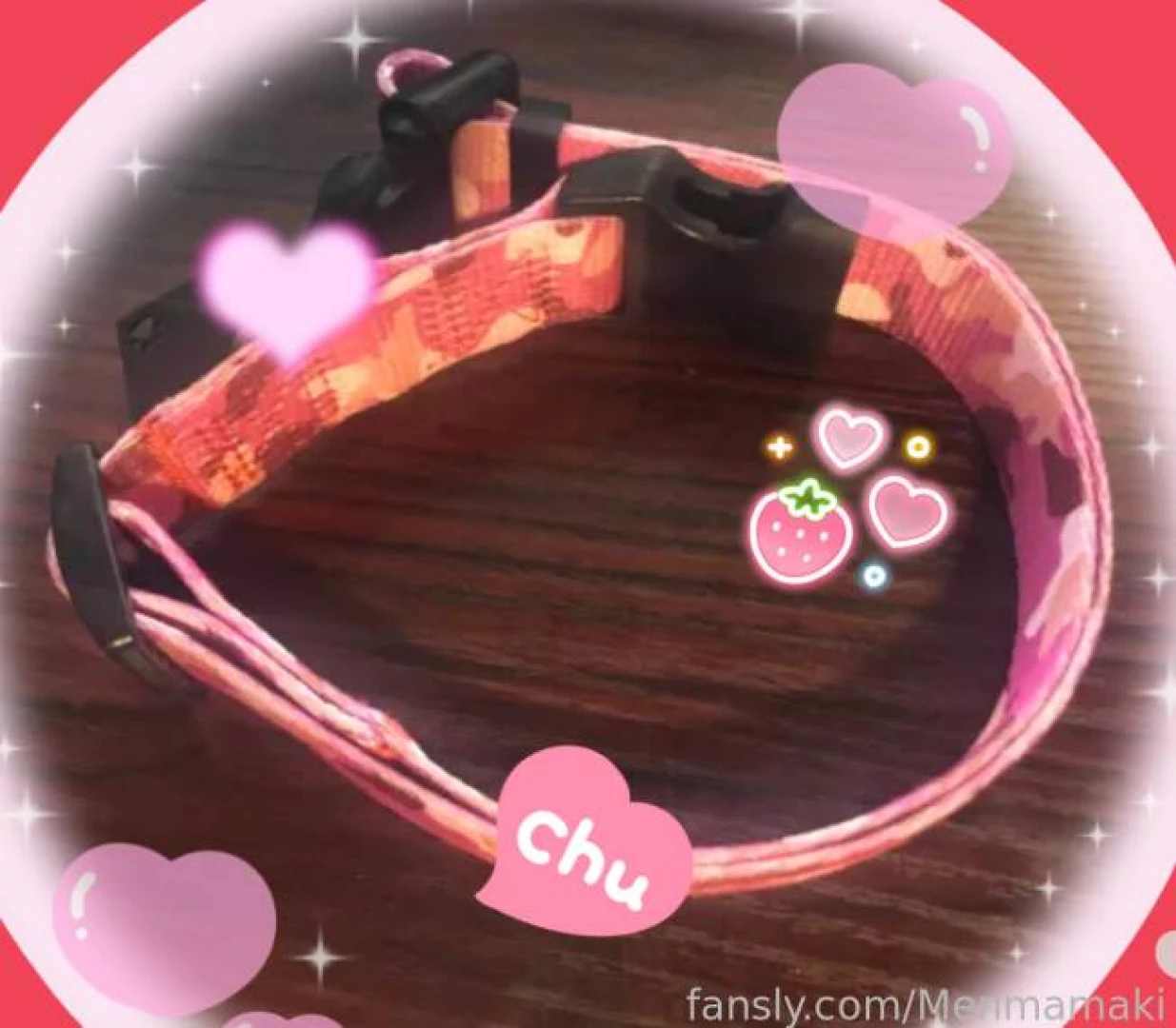 It s pink now you can go rewatch that vod while imagining me wearing 