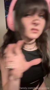 Moo egirl goth catgirl uwu kawaii tiktok gamer thighhighs gamergirl