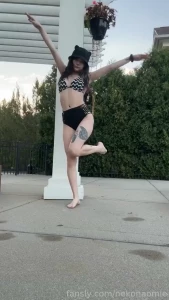 Do you like my bikini egirl bikini goth gothgirl emo petite thighs