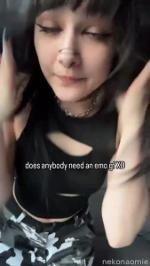 You just gotta be nice to me emo emogirl girlfriend goth gothgirl