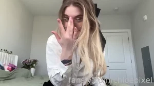 Wanna go on a date with me college schoolgirl cute glasses 18 young