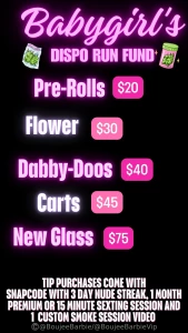 Updated 2025 menus part 2