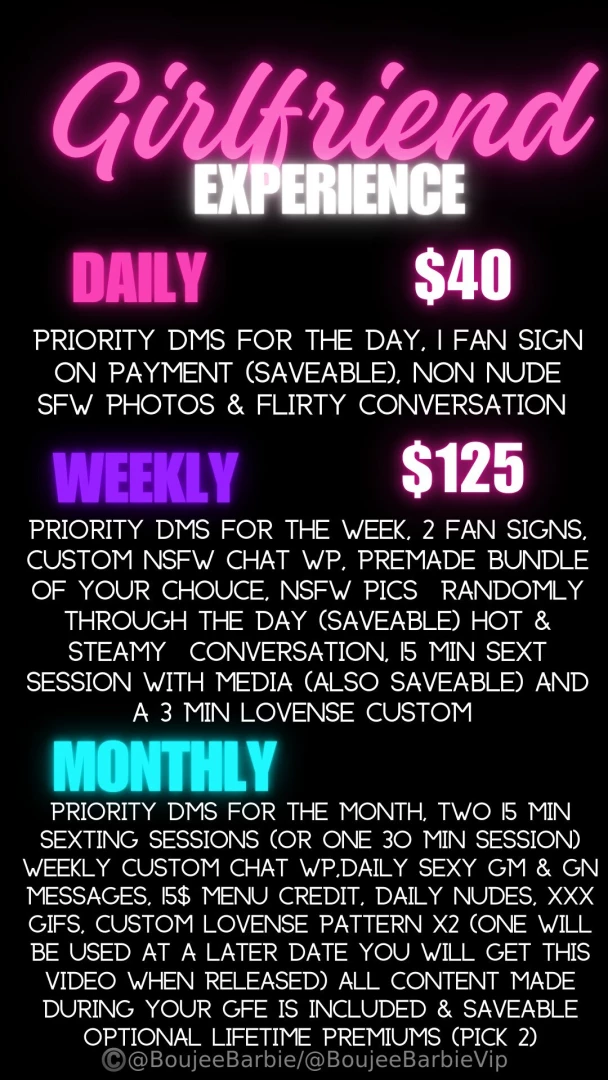 Updated 2025 menus part 7 