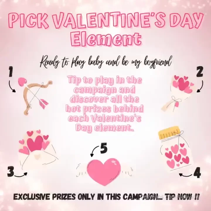 Pick an element of love - tip 15 on the campaign below to pick prizes 