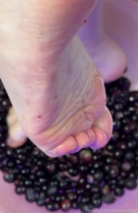 I think i made wine today with my feet enjoy some still shots of my