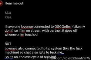 Hear me out what if yknow- i do this should we test it out on stream i part 1