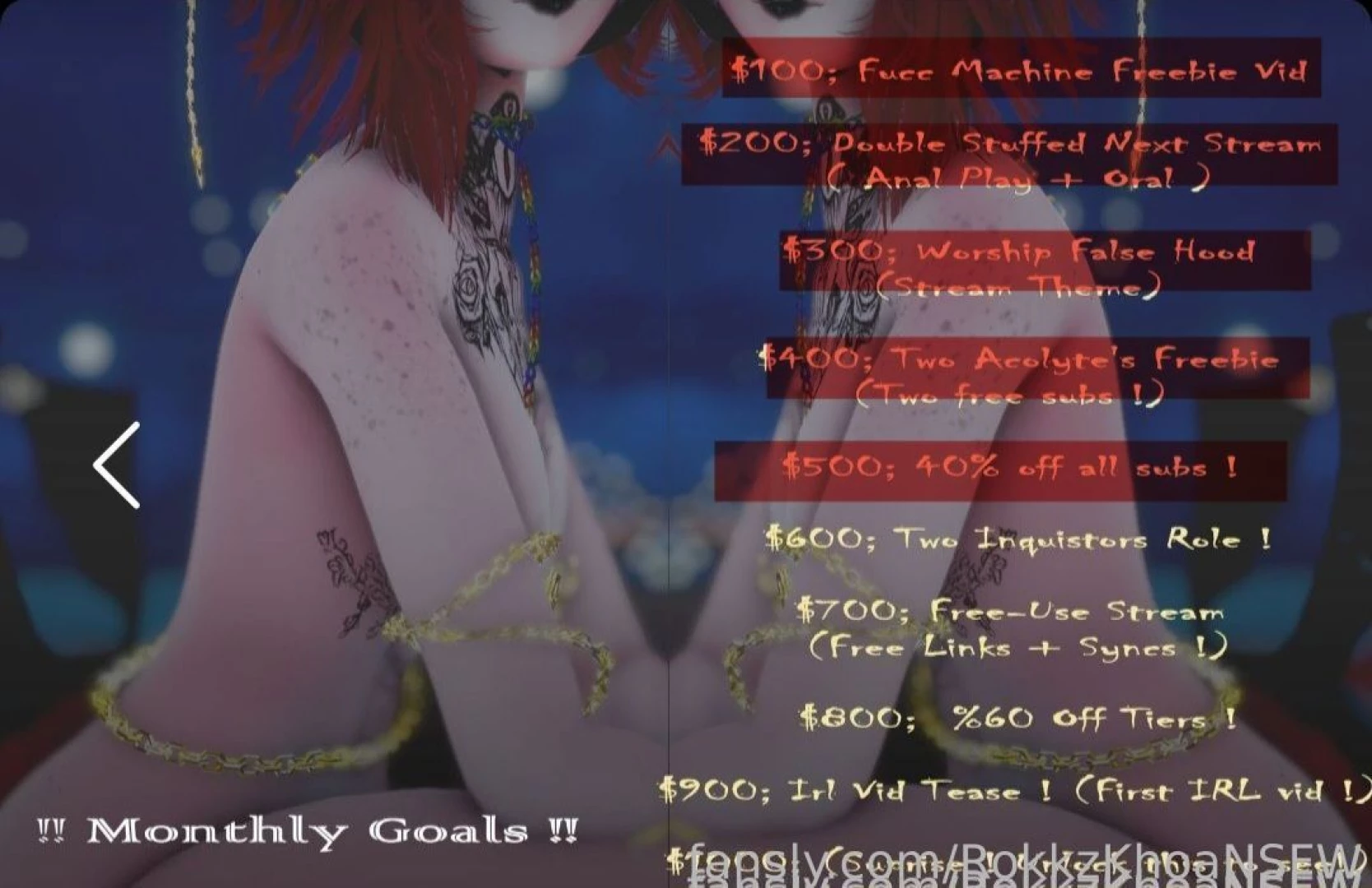 Goals y all blew some goals outta the way last night n i give many 