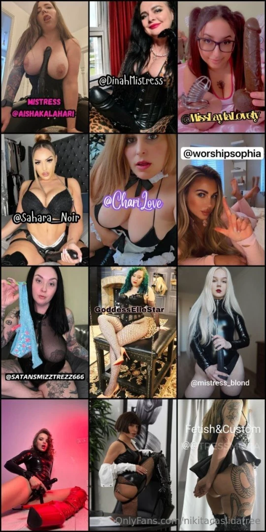 Top dommes subscribe submit obey amp serve them now 24h advert part 2 