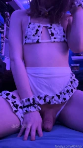 Cowgirl maid needs a hand getting milked part 4