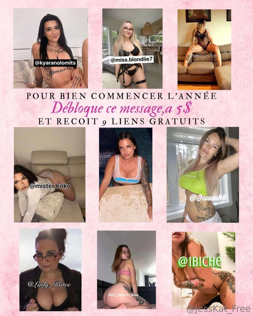 Tip 5 et re oit 10 liens de 1mois de chacune de ces d esses 