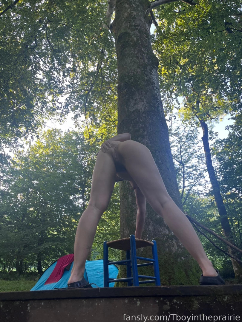 You tricky little perv peaking in my tent while i m spread and part 7 