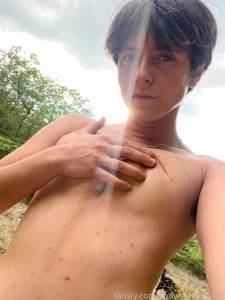 Golden hour holes ftm tboy outdoor public nature bigclit fyp part 7