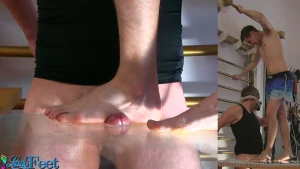 David cock trample on a glass table 4 camera version has ben added to