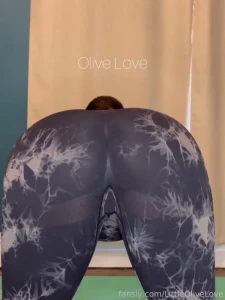 Who can resist yoga pants and boobies and a big booty in your face