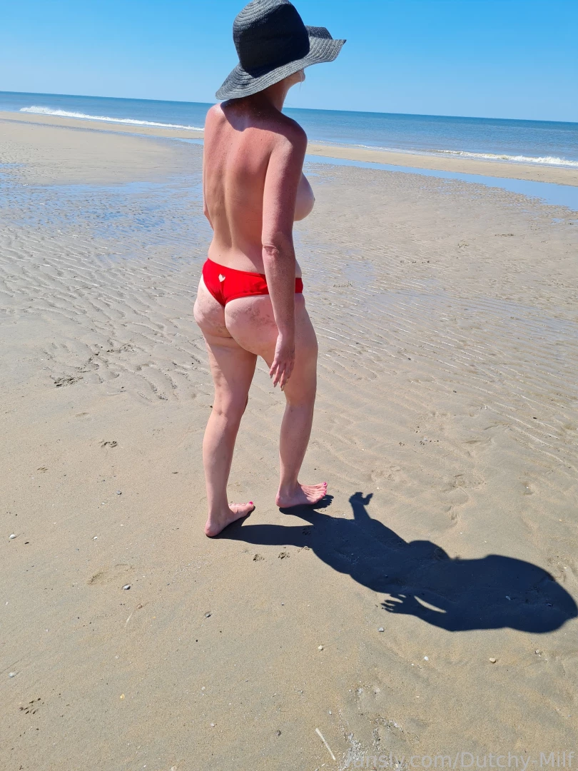 Would you take a very long walk on the beach with me fyp amateur milf part 4 