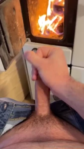 Staying at the cabin made me really horny i loved jacking off in front