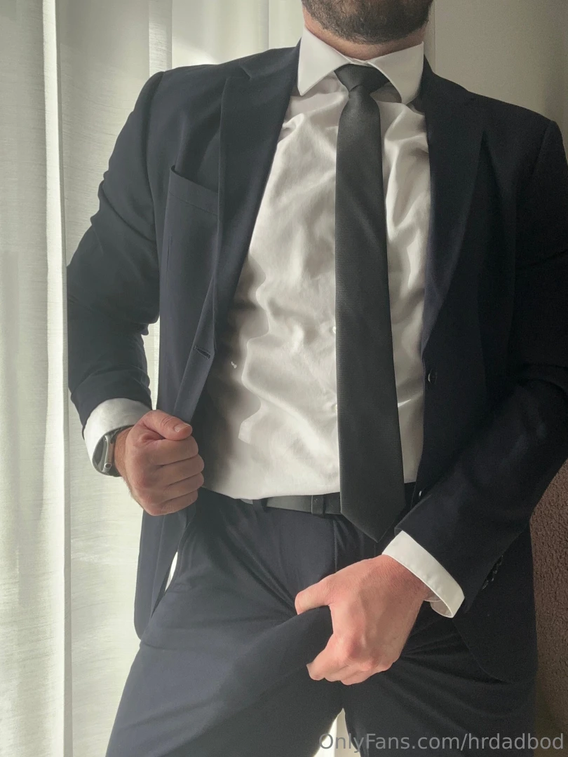 I came home after a long meeting and started to undress to get into 