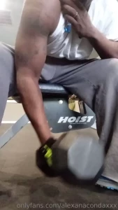 Morning workout bicep curls stay healthy and fit be the best you