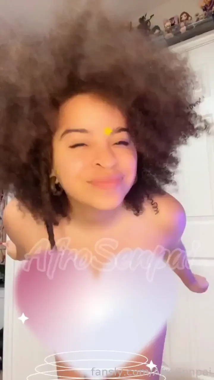 Post hair-wash senpai shenanigans aren t i a cutie fyp naturalhair 